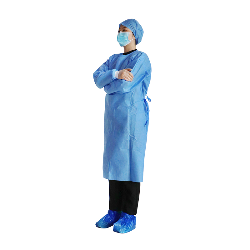 Disposable Splash Resistant Medical Surgical Hospital Gown