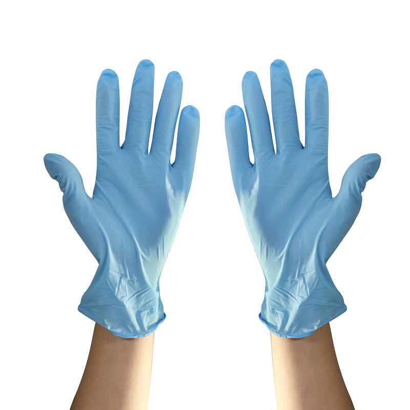 Powder Free Protective Disposable Nitrile Gloves